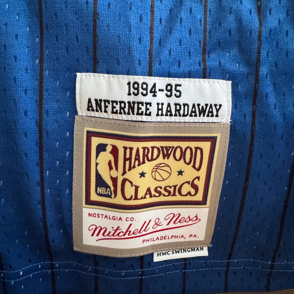 Mitchell & Ness 1994-95 Orlando Retro Basketball Jersey Royal Blue